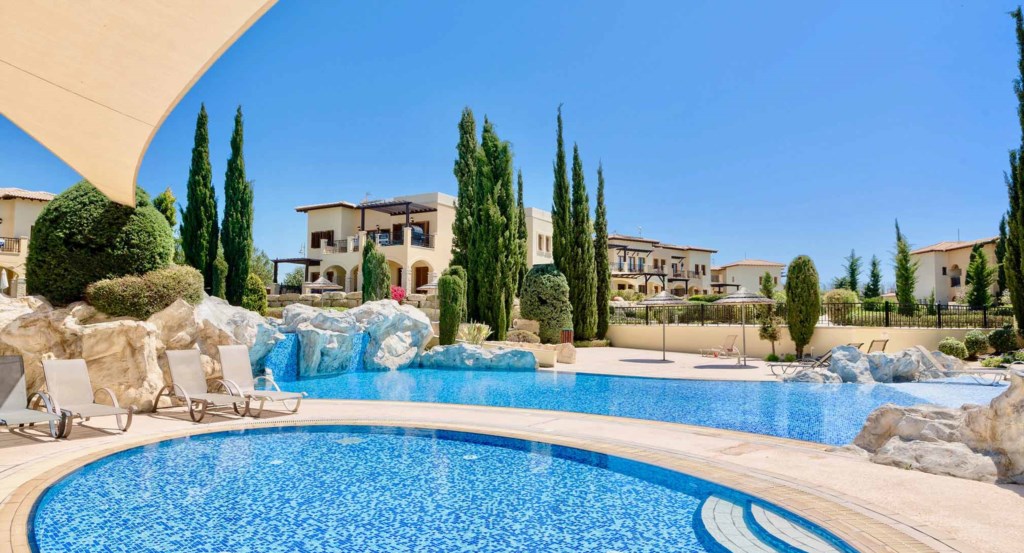 Apartment Pomos (BG01), luxury holiday ground floor apartment on Aphrodite Hills Resort, Cyprus