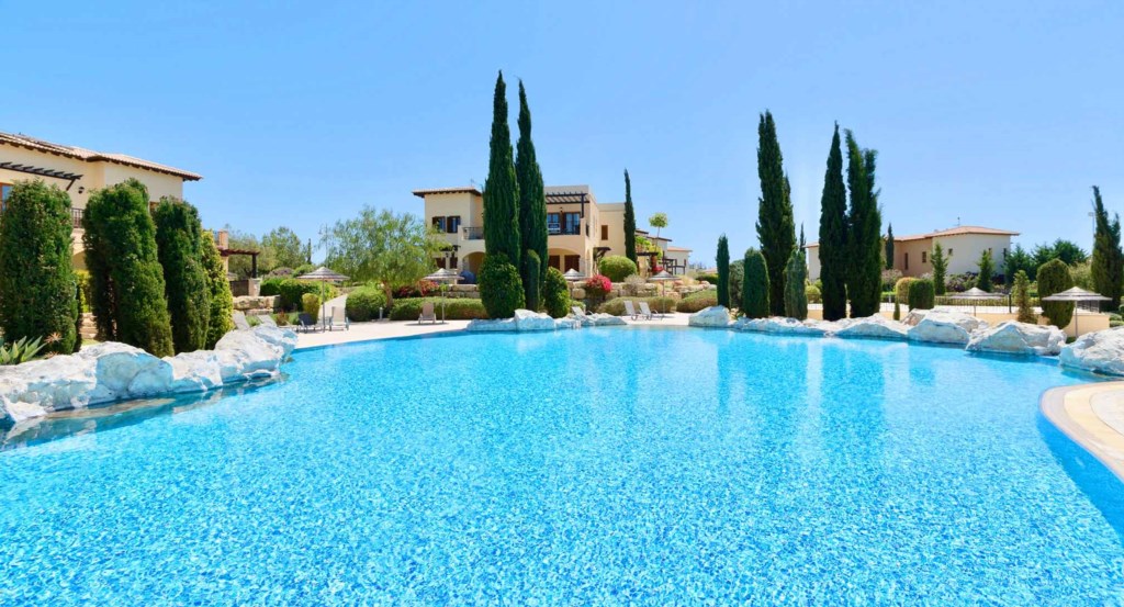 Villa Iremos (TH02) 2 bedroom luxury holiday rental villa with stunning sea views Aphrodite Hills Re