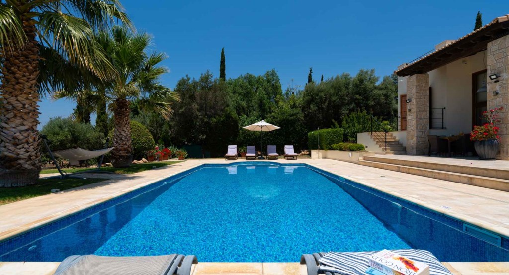 Villa Lofou (ref 148), stunning holiday rental villa, golf sea views, Aphrodite Hills Resort, Cyprus