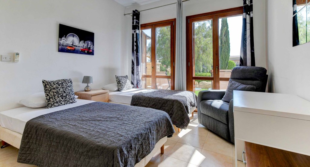 10. Luxury holiday apartment Aphrodite Hills Resort Cyprus_Guest Bedroom.jpg