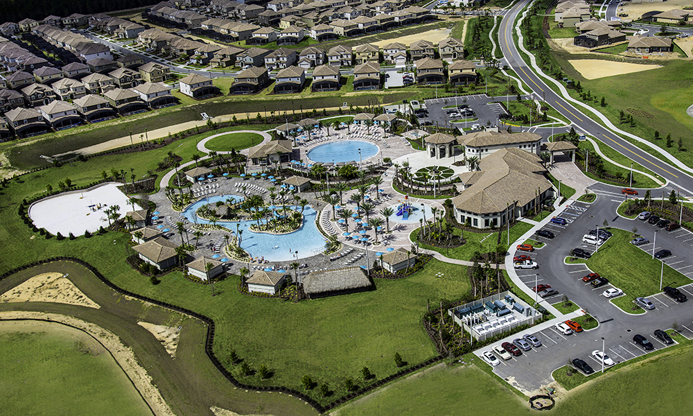 Oasis Clubhouse Aerial Shot