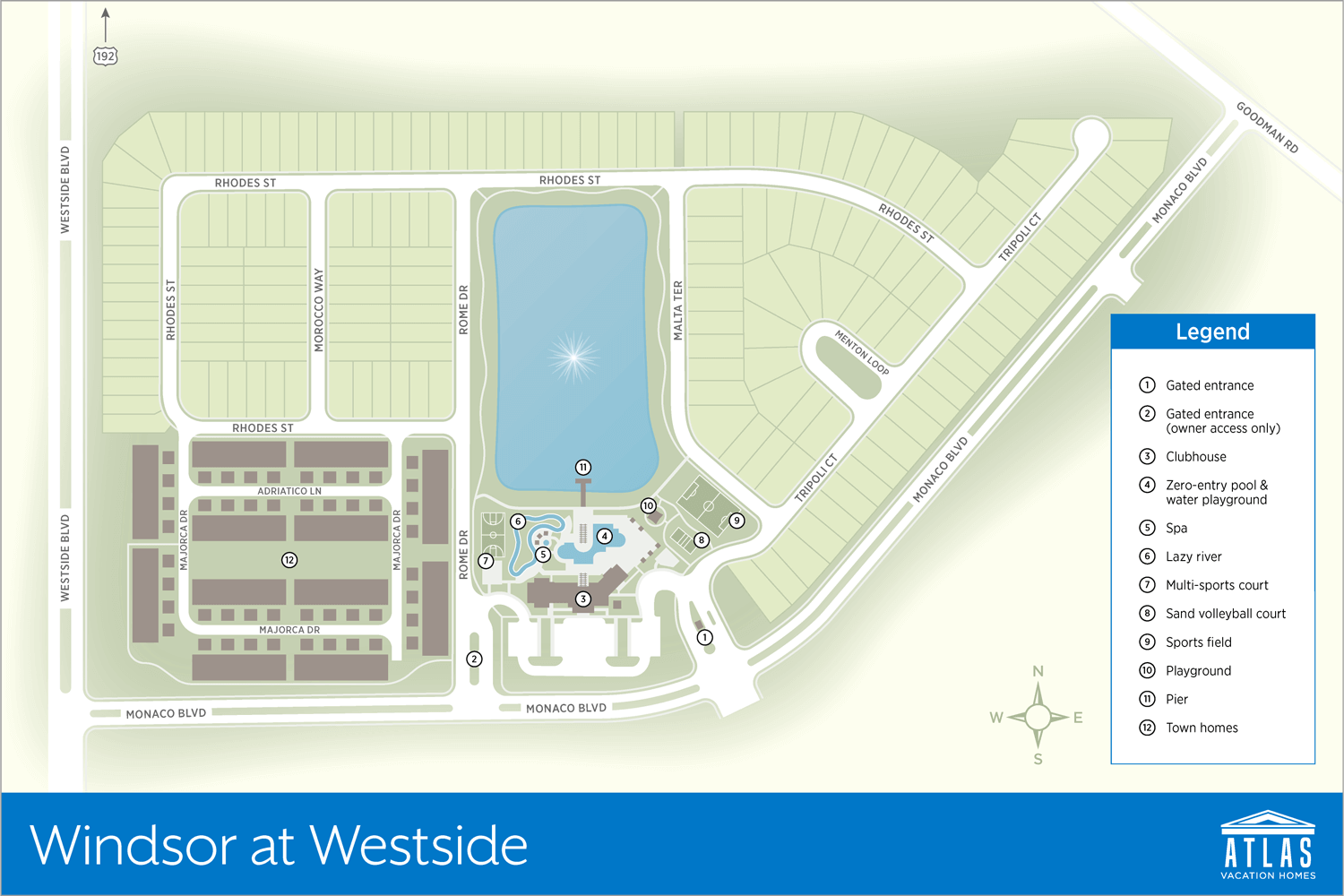 Windsor At Westside Resort Map Windsor At Westside Vacation Rentals By Atlas Vacation Homes