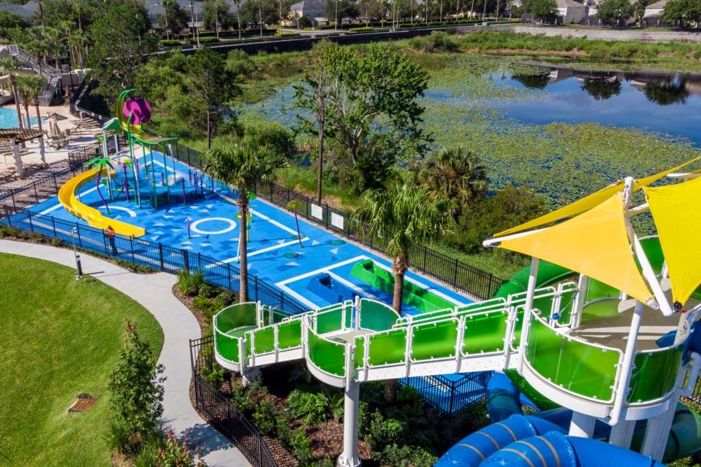 Resort Community Water Slide For Guest Use