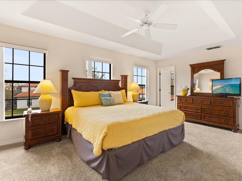 Bedroom # 4 with a TV