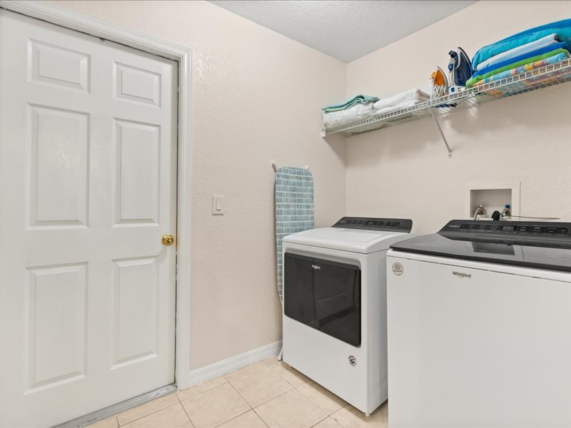 Laundry area