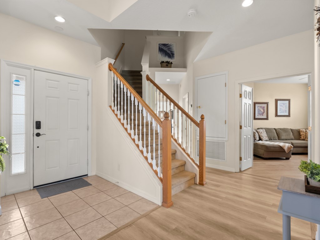 Entryway View with Stairs to Upstairs