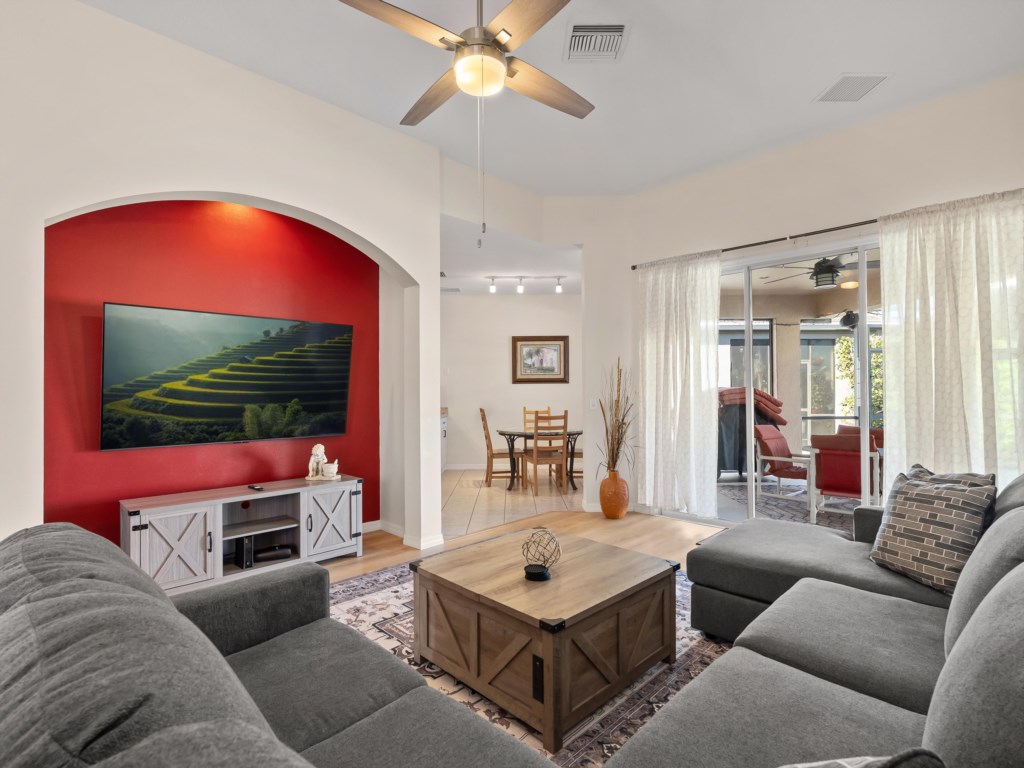 Living Room Area with TV