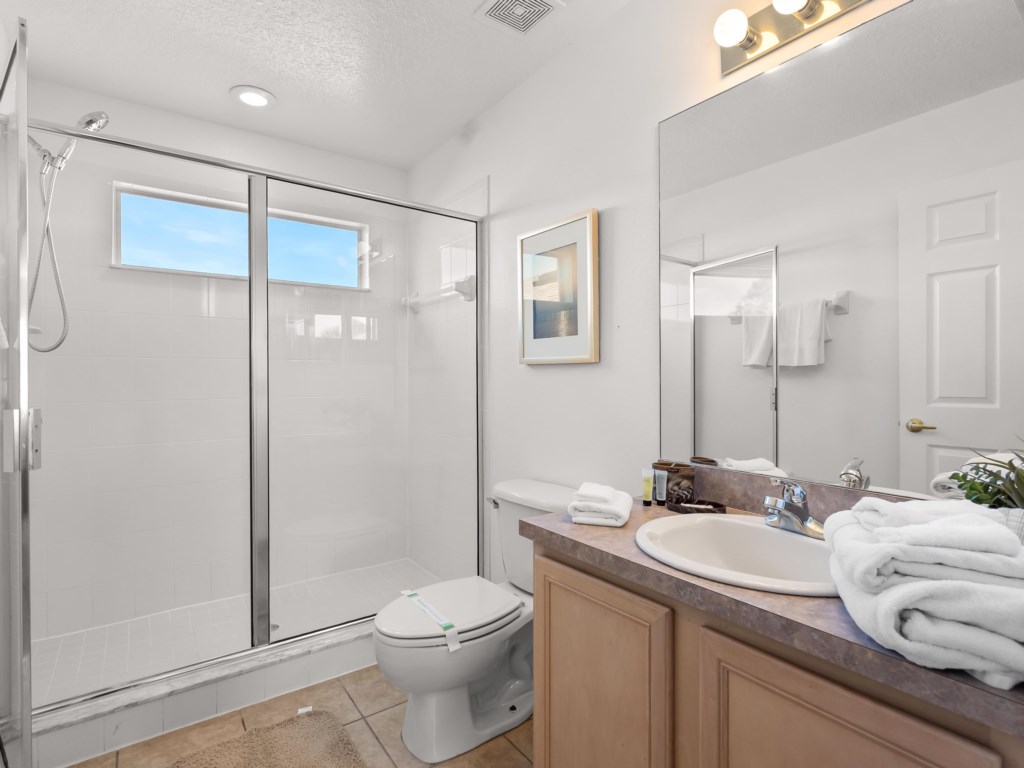 Bathroom 2 with Shower and Toilet