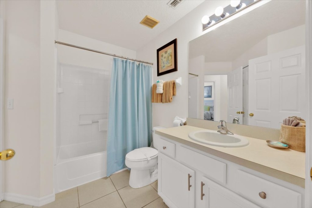 Bathroom shared by Bedrooms 2 and 3