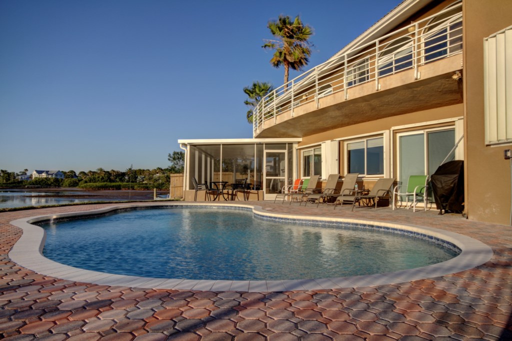 Luxury Florida Villa Vacation Rental in Crystal Beach, Fl ID 62833