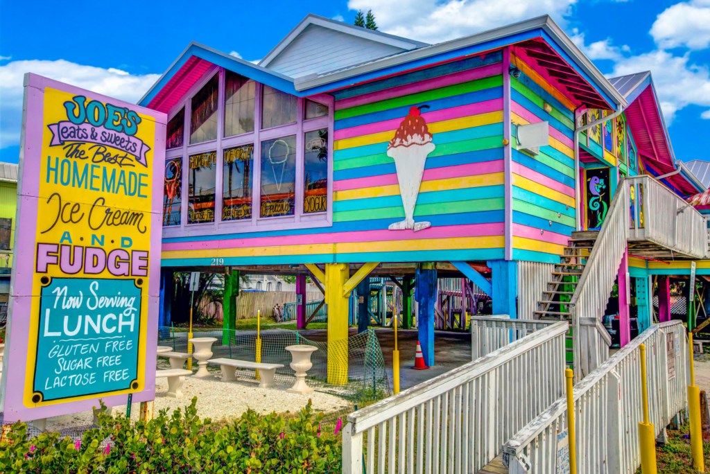 Best ice cream on the isalnd just a few minutes walk from the Beach Sands condo