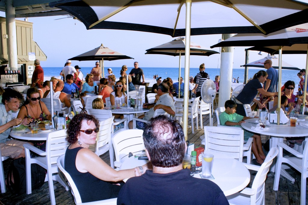 The world famous Sandbar Restaurant on Anna Maria Island