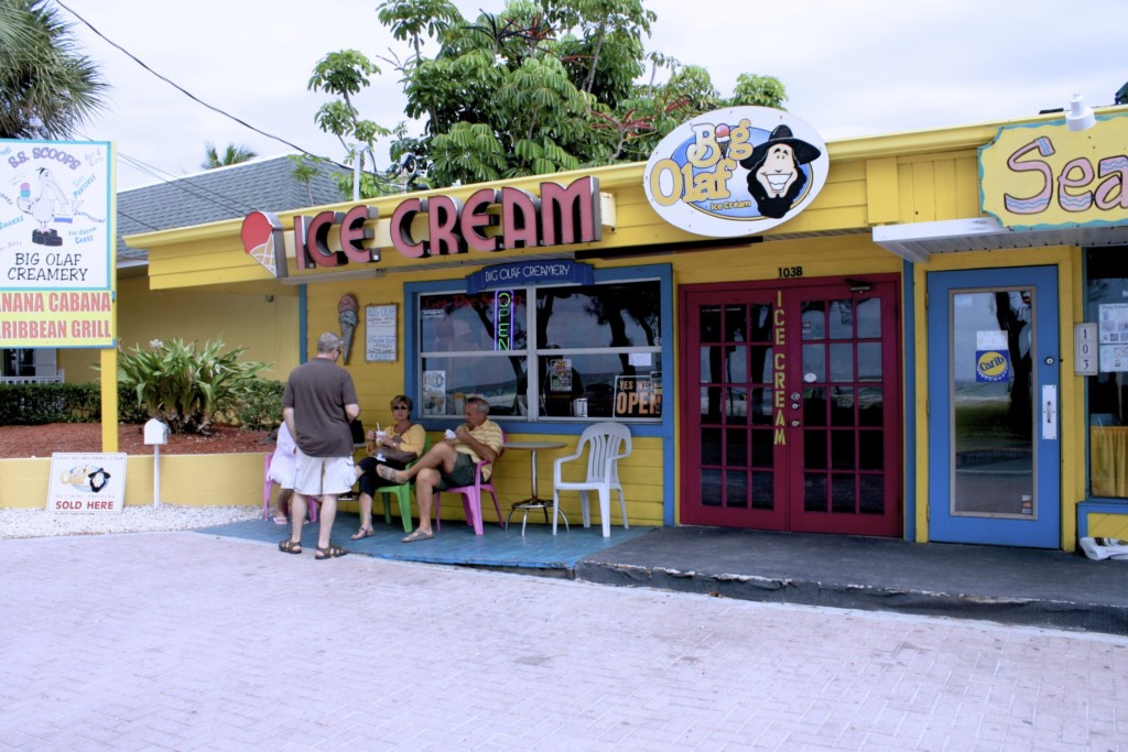 The best ice cream on the island just a few minutes walk from the Beach Castle 