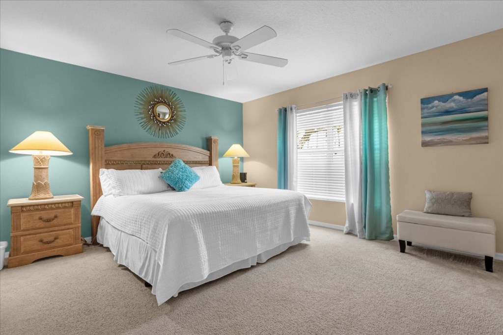 Bright Bedrooms - all one level
King Master Suite
