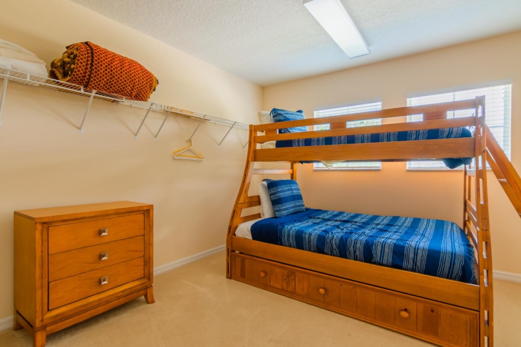 Walt's Magical West Haven Villa - Master Bedroom 1 Walk-In Closet w/ Full & Twin Bunk Bed (1)