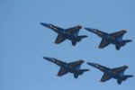 U.S. Navy Blue Angels....if you hear rumbling, it could be them practicing along the coast.