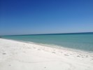 Beautiful blue water of the Gulf of Mexico