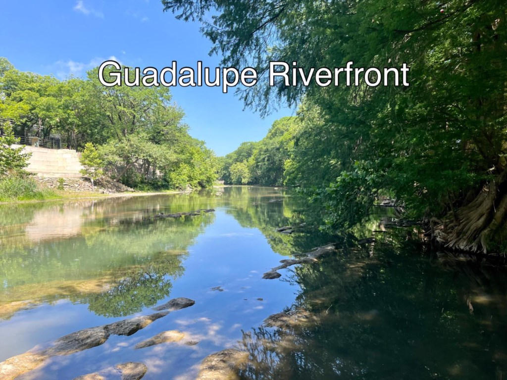 Gorgeous river frontage for you and your group to enjoy, bring your fishing poles!