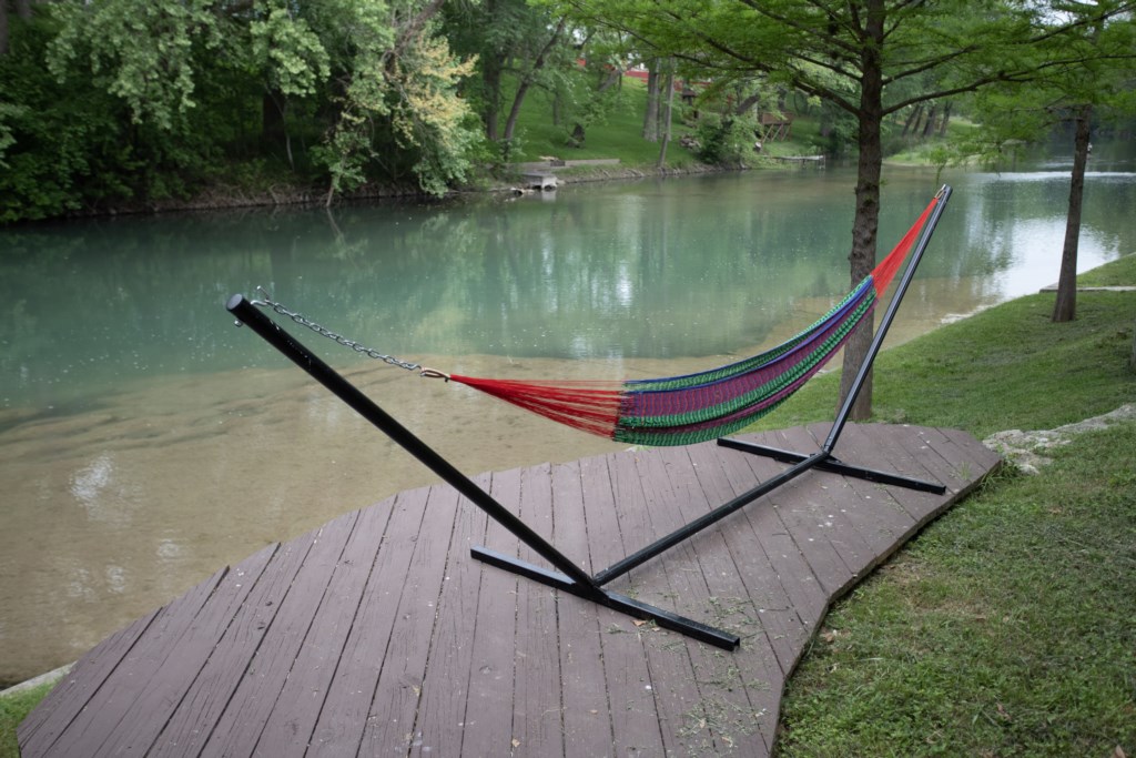 Air Haus offers a hammock for RELAXING!