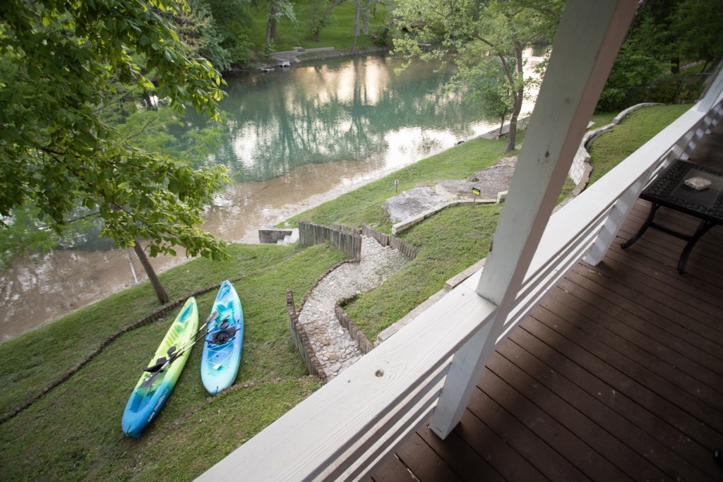 Rent our single or double seater kayaks for even more fun!