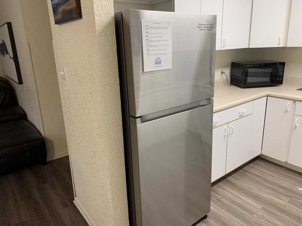 Full sized fridge.