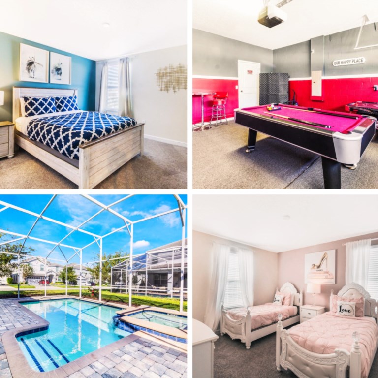 9 BED | 5 BATH Villa w/ Gamesroom & POOL 1669Moon