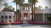 Resort clubhouse entrance