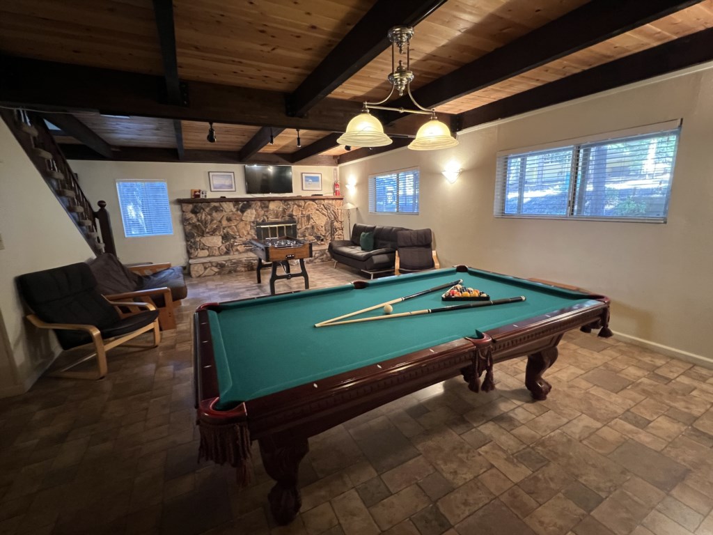 Excited to host you.  Enjoy your Tahoe escape in this cozy home with hot tub and pool table. 