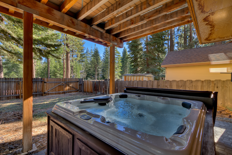 Relaxing Outdoor Hot Tub