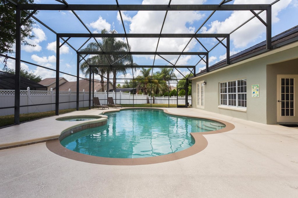 Enjoy hours of outdoor fun in your own private pool