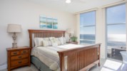 Master bedroom with King bed and great views!