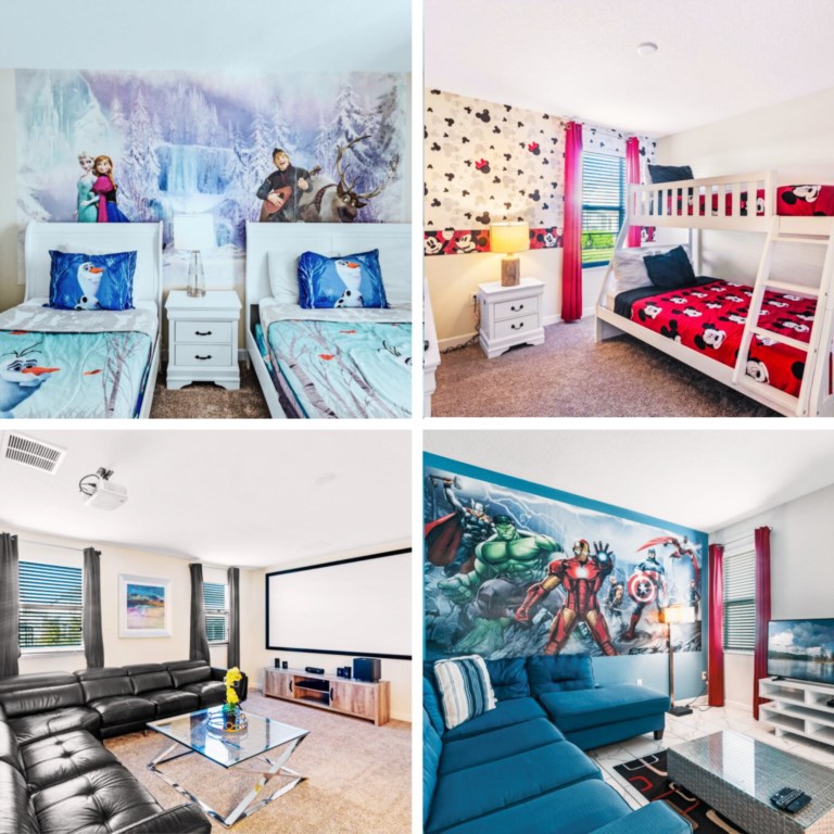 6 BED | 6 BATH Villa Gamesroom & POOL 9034Stinger