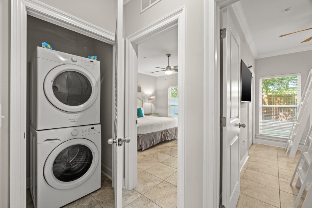 First floor washer and dryer