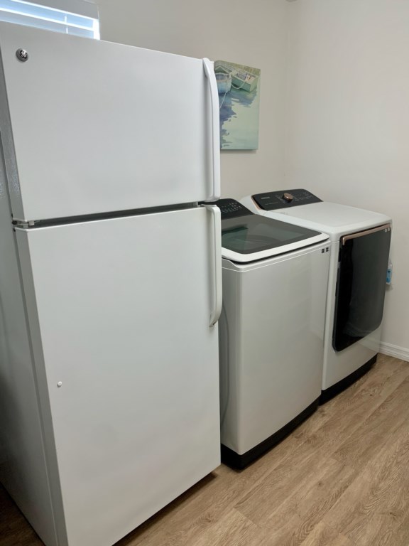 Second Refrigerator and Washer and Dryer