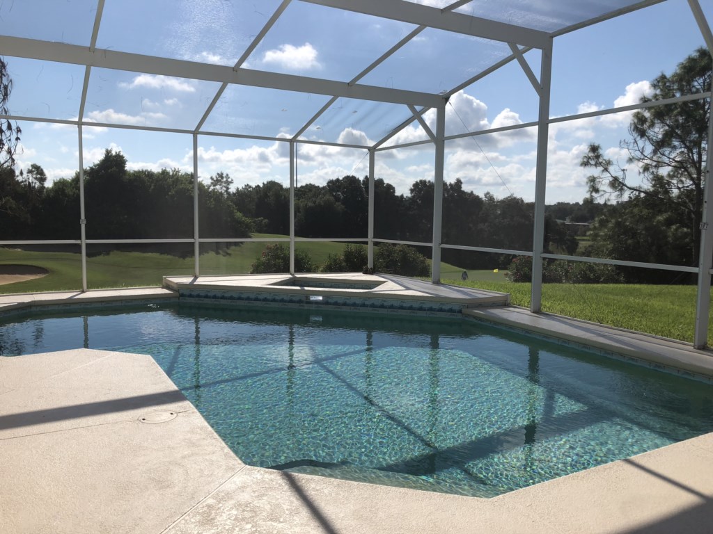 Pool & Spa w/ Golf Course View