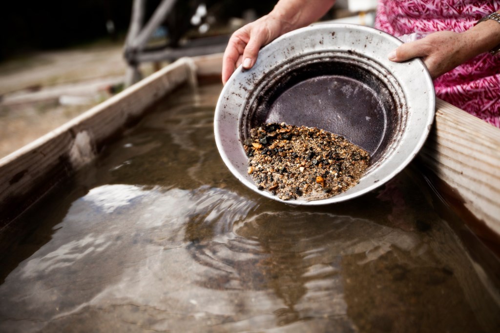 Gold Panning at the Museum
