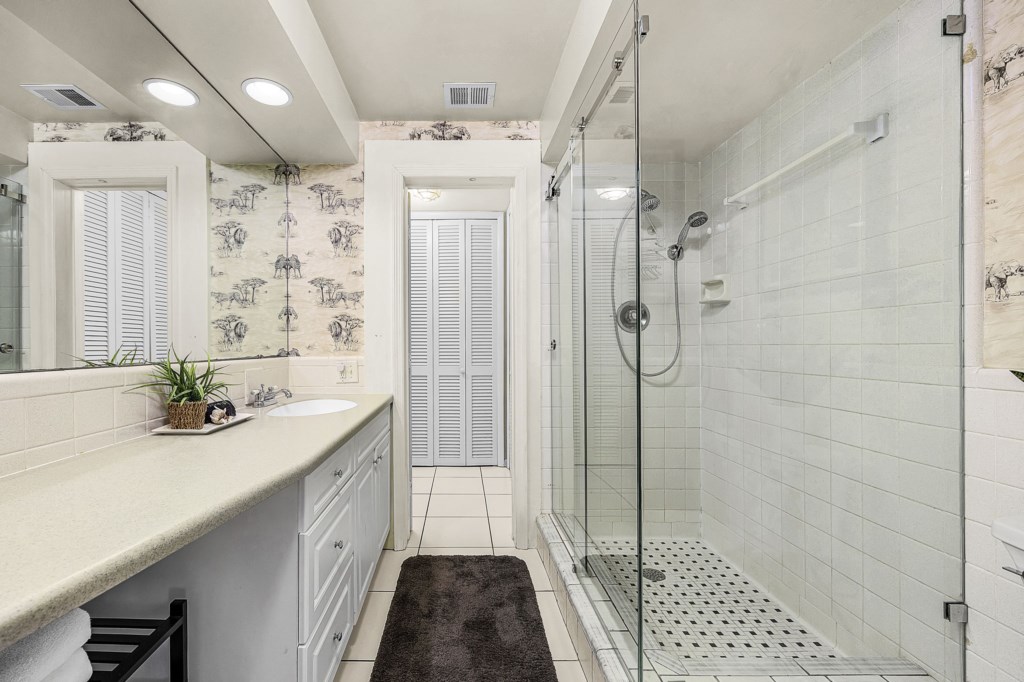 Brand new updated shower door