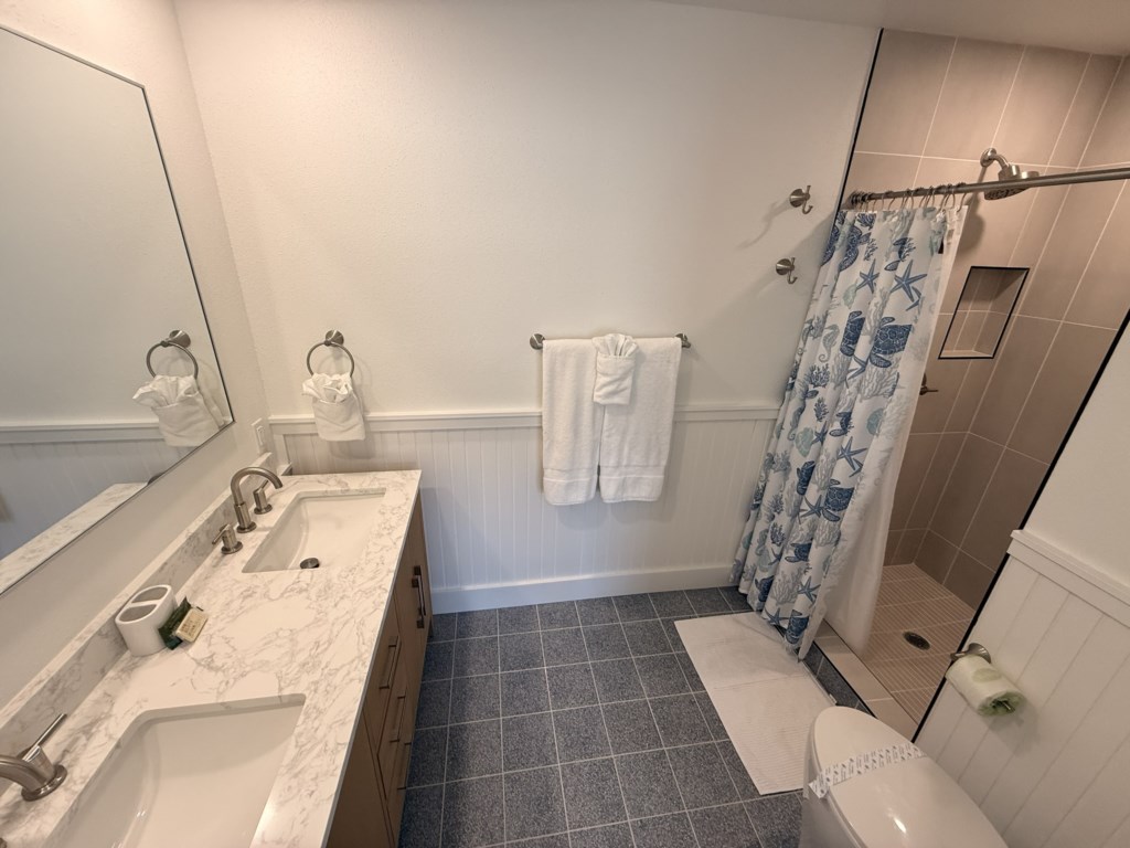 Ensuite bathroom with walk in shower