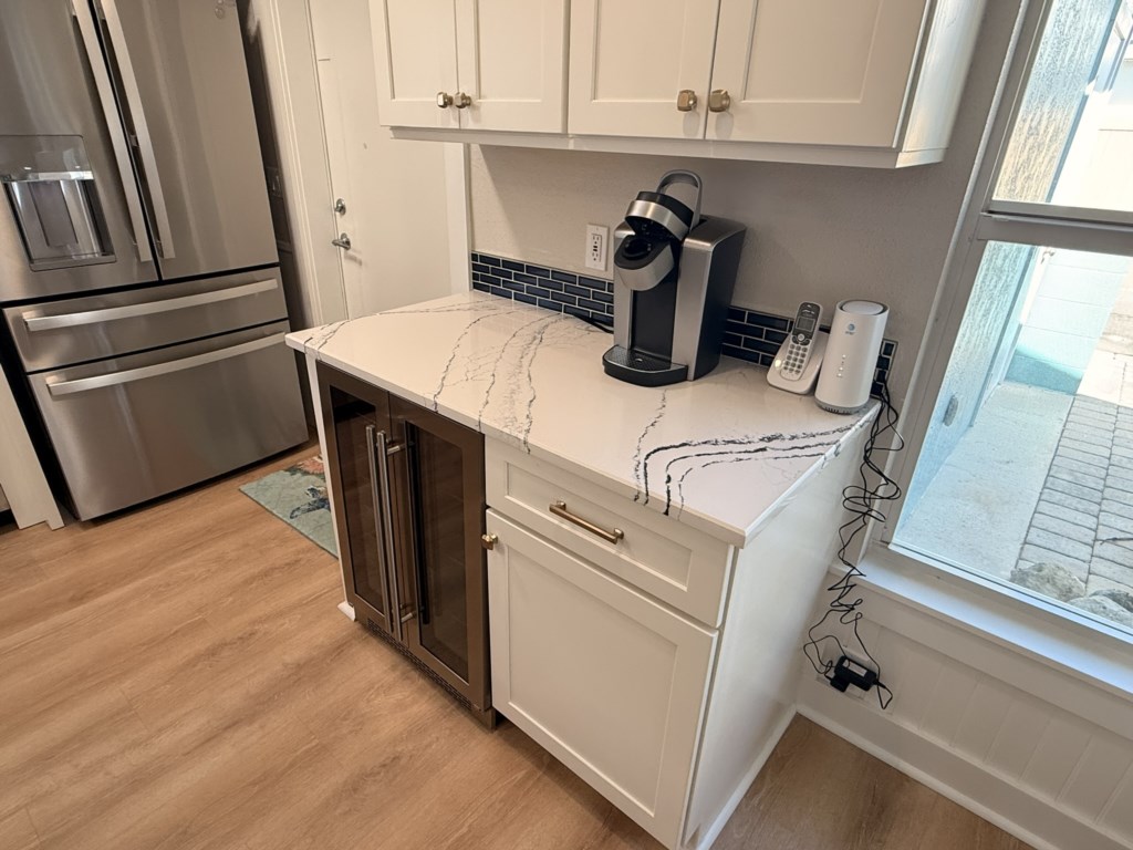 Coffee and tea station