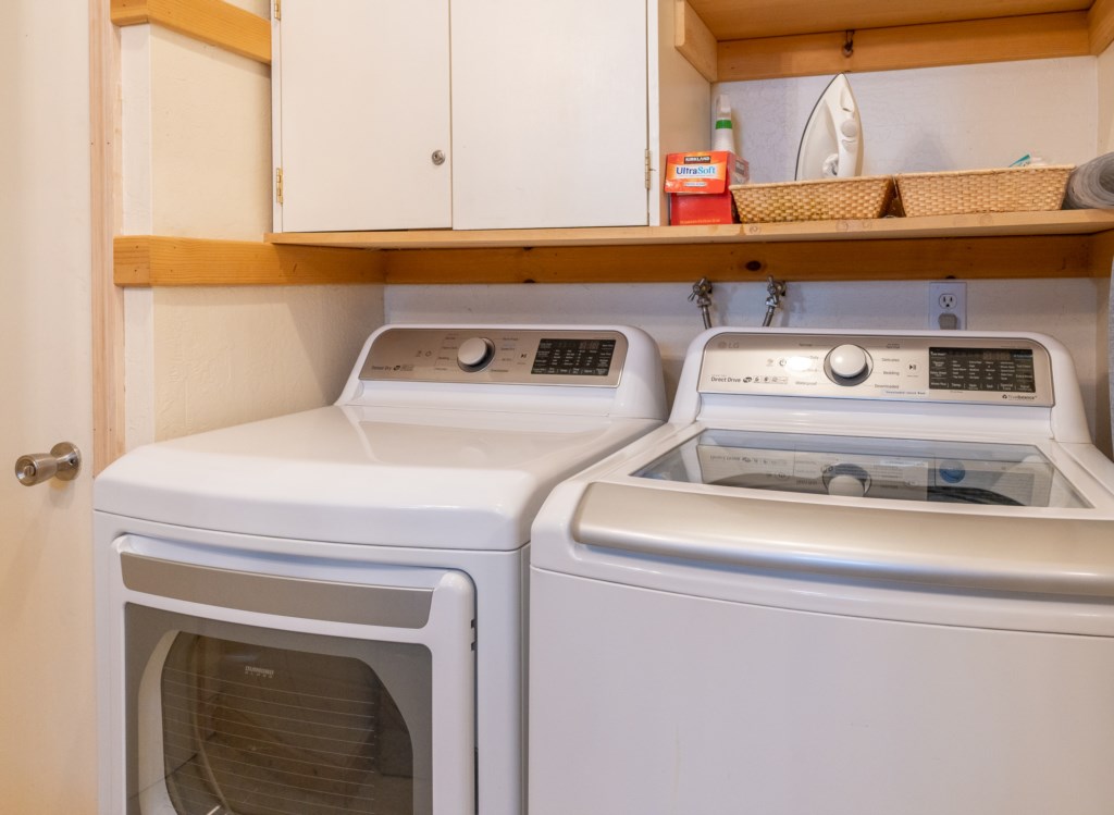 New washer and dryer.
