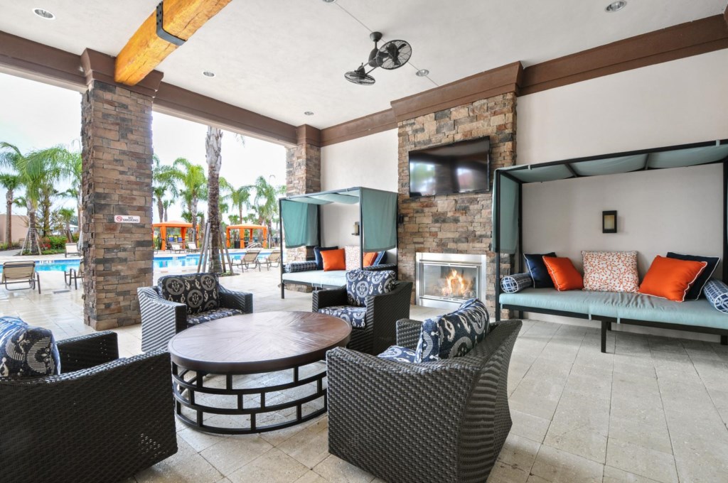 Solterra Resort Outdoor Lounge Area
