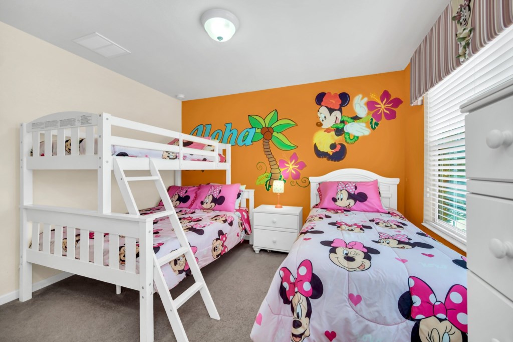 Minnie Mouse Theme Bedroom 