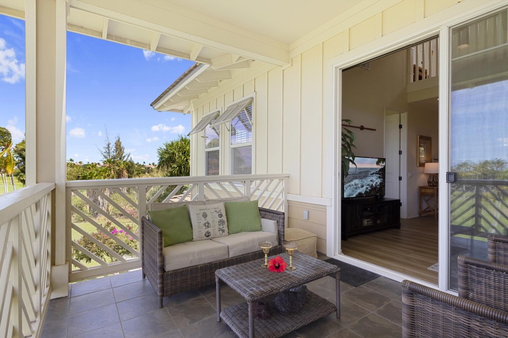 Enjoy a day relaxing sitting outside on the lanai