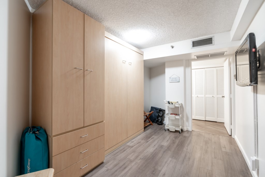 Unit Entry w/Murphy Bed and Storage