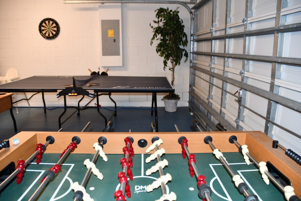 Show your competitive side in the Game rooms with Football Table, Pool and table tennis
