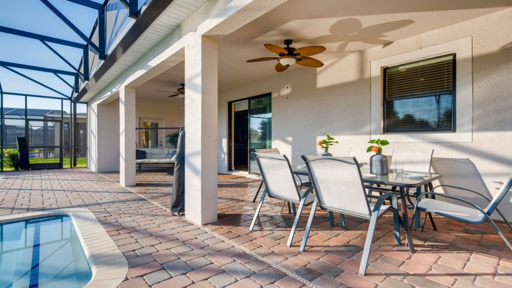 Nice Seating Arrangements on the pool area