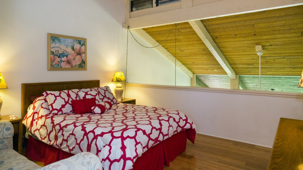 Comfortable Loft Style Bedroom