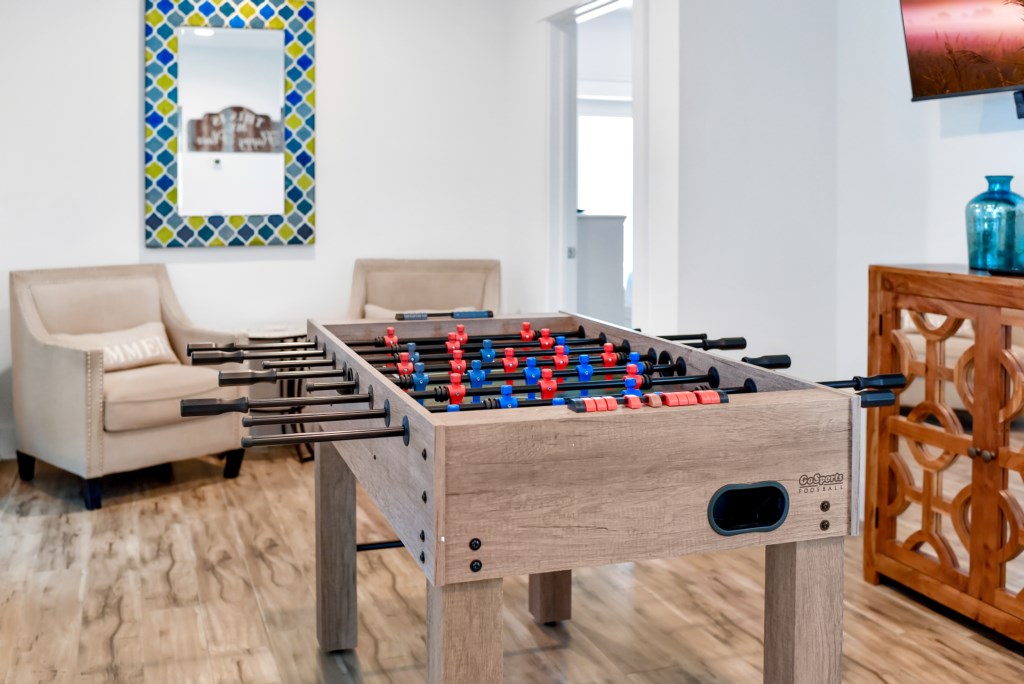 Foosball Table in the 2nd floor living area