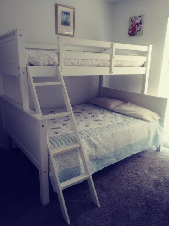 A bunk bed for extra guests
