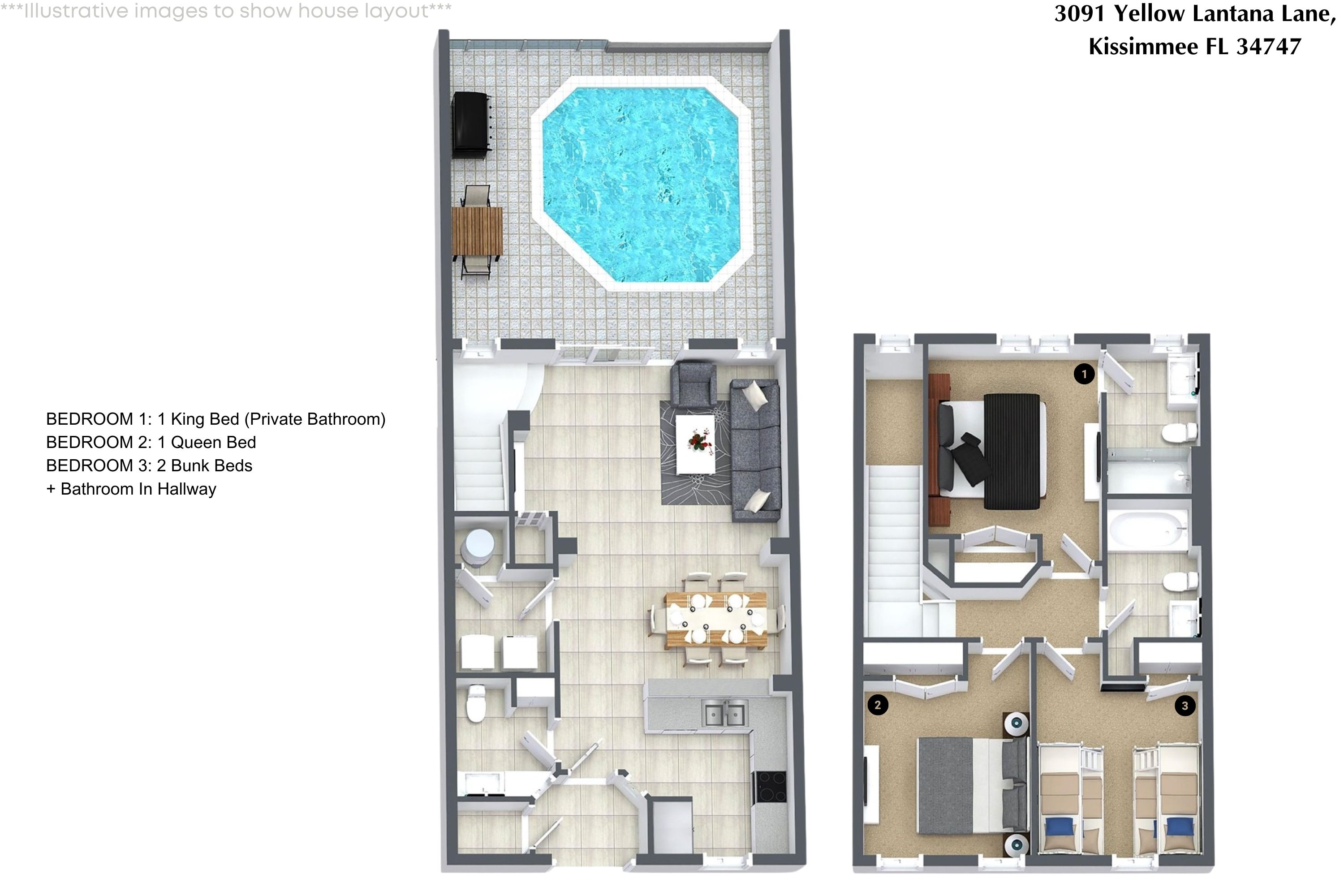 3 bedroom vacation townhouse at Encantada Resort - Image 23
